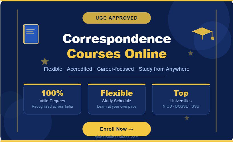 UGC-approved correspondence courses